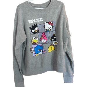 Sanrio hello kitty and friends Cotton Blend Long Sleeve Sweatshirt size XL
